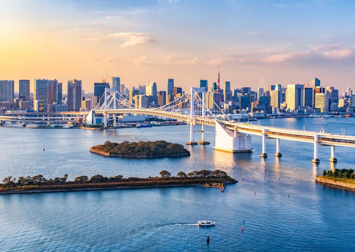 Rainbow Bridge, Odaiba, Tokió