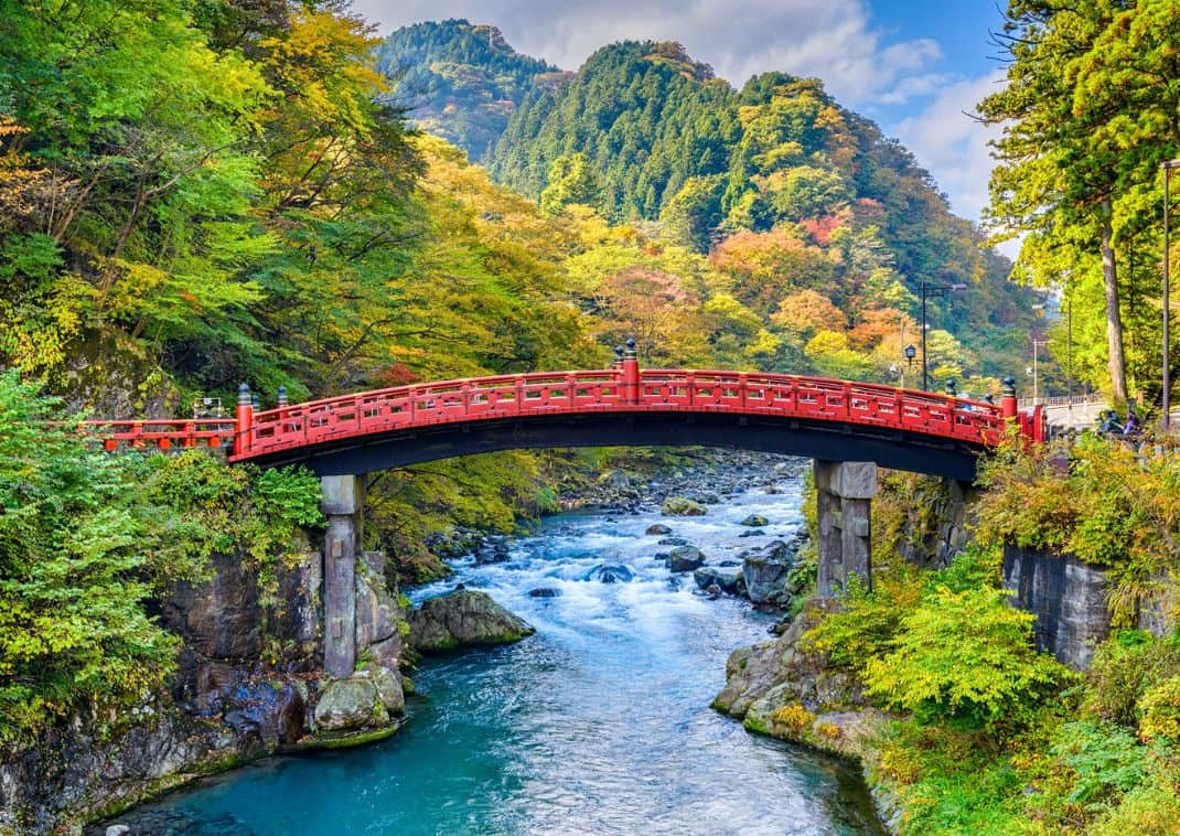 Shinkyo híd, Nikko, Tochigi, Japán