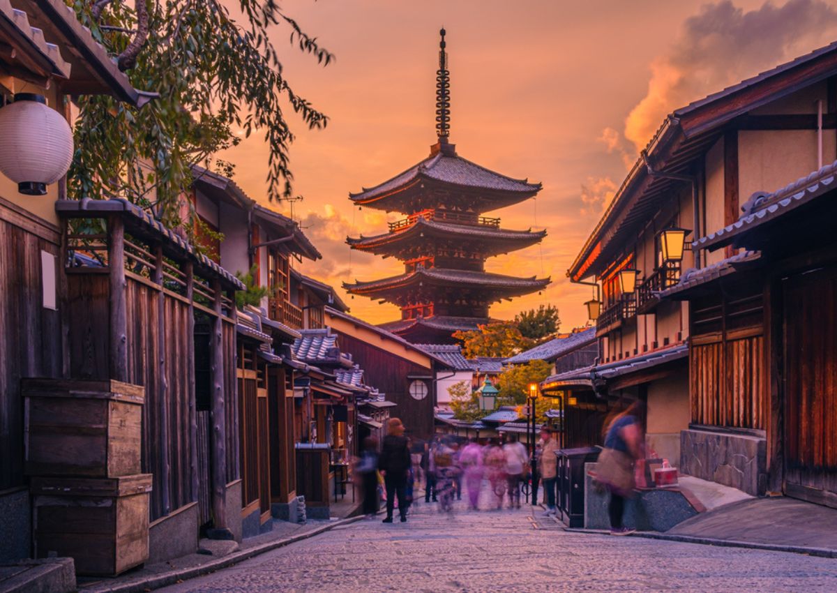 Sannenzaka utca, Kiotó, Japán