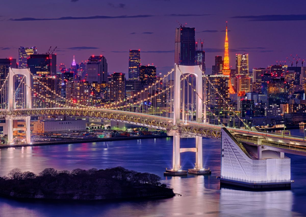 Rainbow Bridge, Odaiba, Tokió