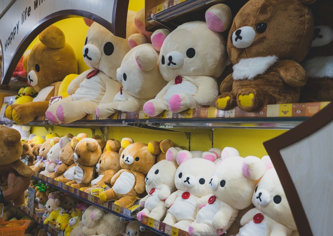 Az imádnivaló Rilakkuma karakter plüssjátékai