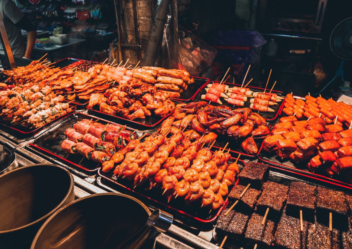 A Shilin éjszakai piac finomságai