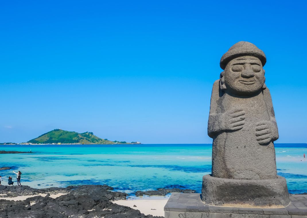 Hyeopjae tengerpartja, Jeju szigete, Dél-Korea