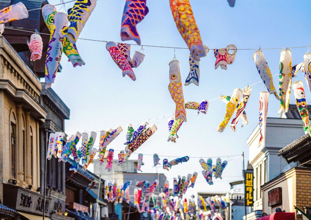 Kawagoe Koedo utca gyermeknapon, Saitama, Japán
