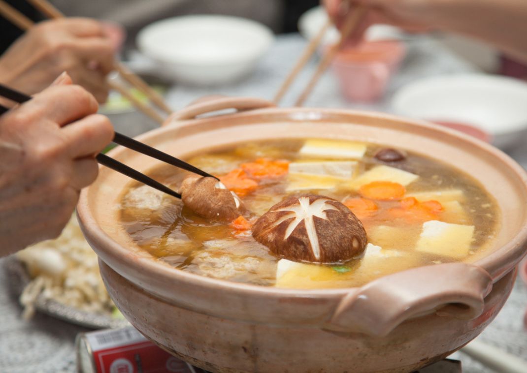  Japán téli nabe (hot pot)