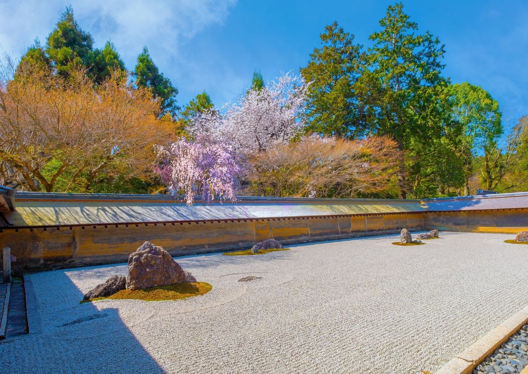 Kiotó látképe alkonyatkor, Japán