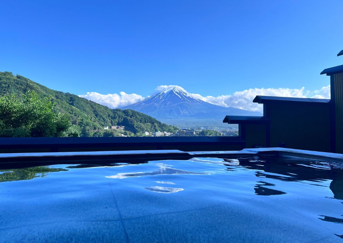 Fuji-hegy, Fujikawaguchiko, Yamanashi, Japán