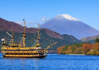 A Fudzsi és az Ashi-tó