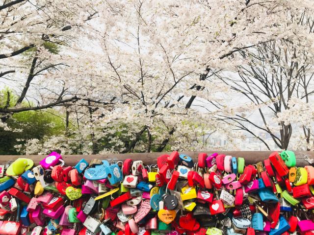 Szerelemkulcsok az N Seoul Towerben