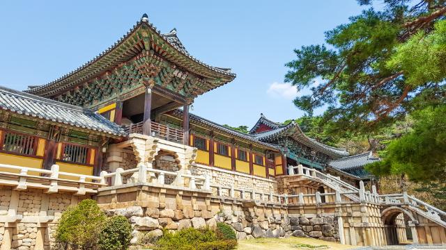 Bulguksa buddhista templom, Gyeongju környéke 