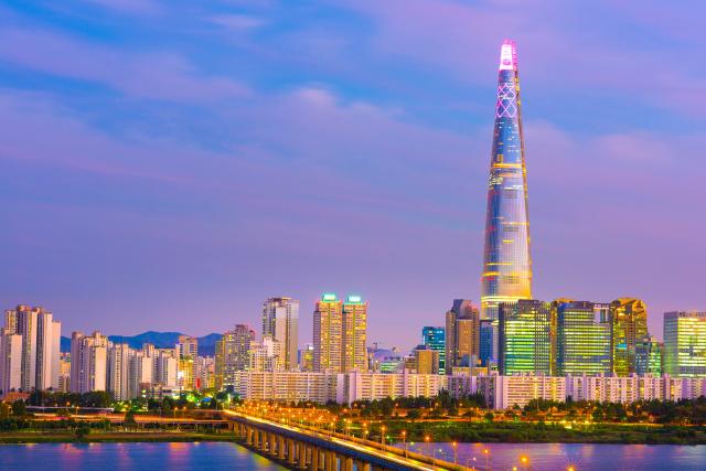 Lotte World Tower, Szöul, Dél-Korea 