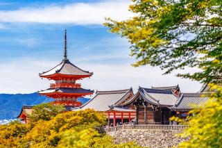A “tiszta víz” temploma, a Kiyomizudera, Kiotó 