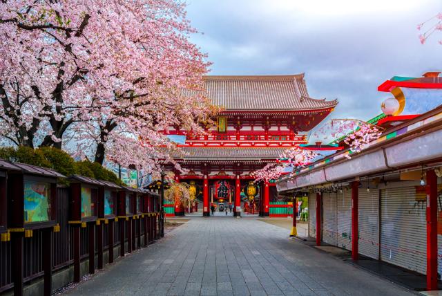 Asakusa Sensoji temploma, Tokió 