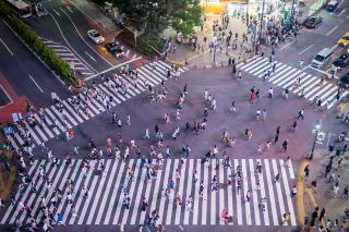 Shibuya legendás kereszteződése, Tokió 