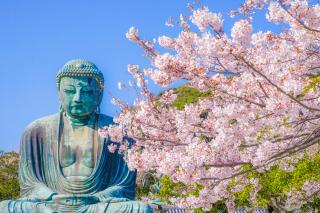 A hatalmas Nagy Buddha szobra, Kamakura 