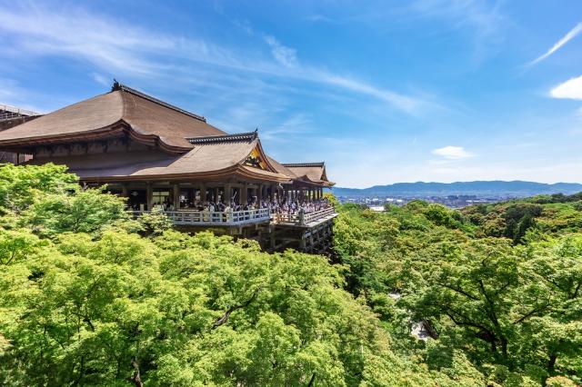 A Kiyomizudera templom terasza, Kiotó