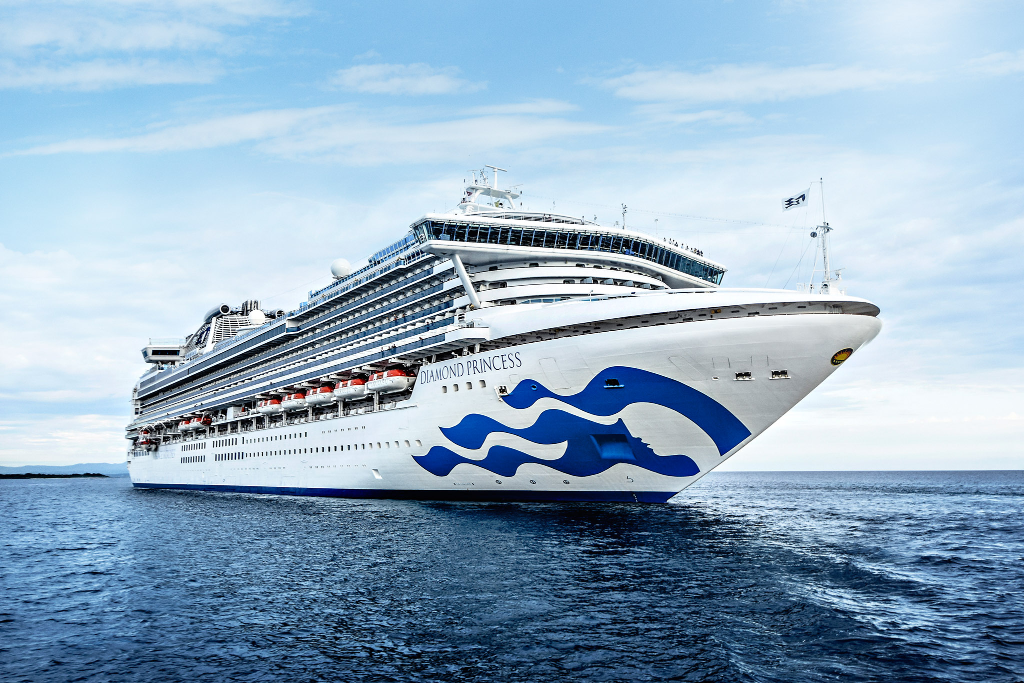 Diamond Princess üdülőhajó 