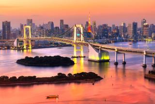 Tokió látképe Odaiba felől
