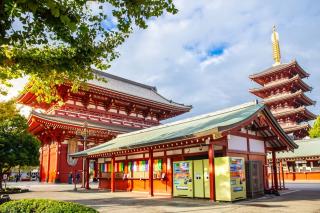 Sensoji templom Asakusában, Tokióban