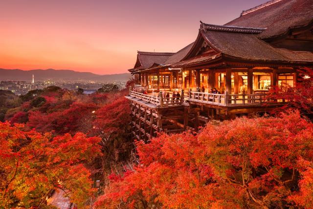 A Kiyomizudera templom Kiotóban 