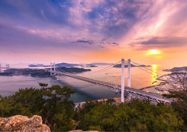 Shimanami Kaido híd, Shikoku és Honshu között