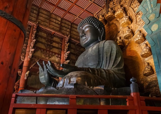 Nagy Buddha a Todaiji templomban, Nara