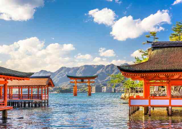 A híres lebegő torii kapu