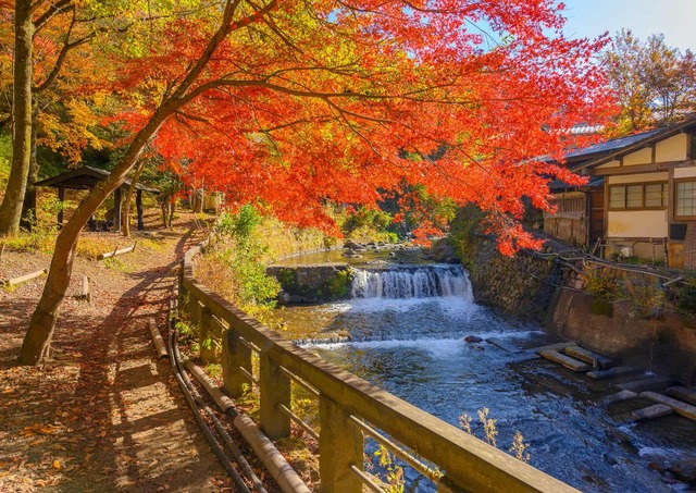 Kurokawa Onsen ősszel