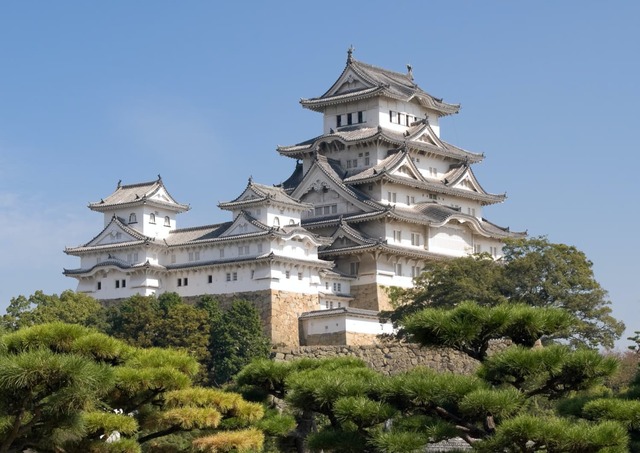 Az UNESCO világörökségi listáján szereplő Himeji várkastély