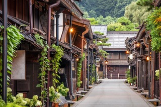 Takayama régi utcája