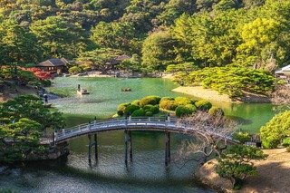 Ritsurin kert, Japán egyik legszebb kertje, Takamatsu 