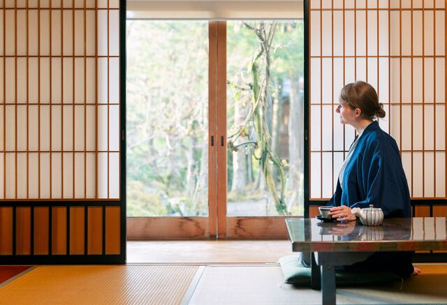 Szállás tradicionális japán rjokanban 