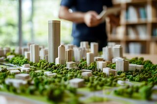 Fenntartható zöld város építészeti modellje 