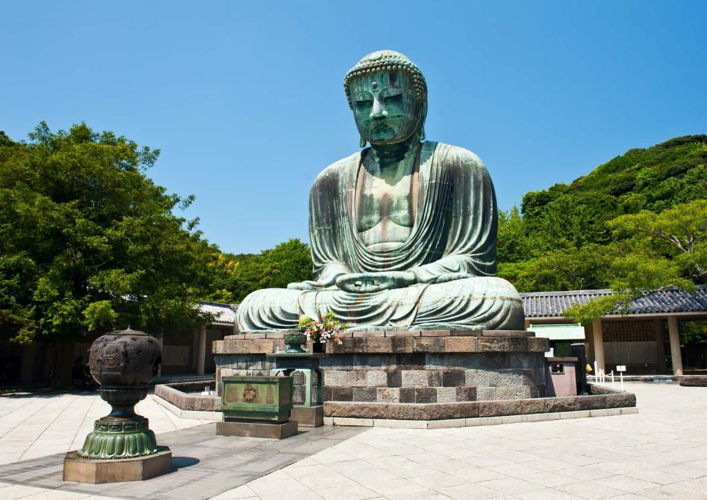 Kamakura Nagy Buddhája a Kotoku-in templomban