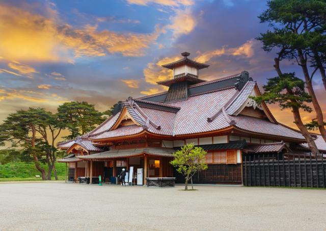 Hakodate Magisztrátusi Hivatal a Goryokaku Parkban