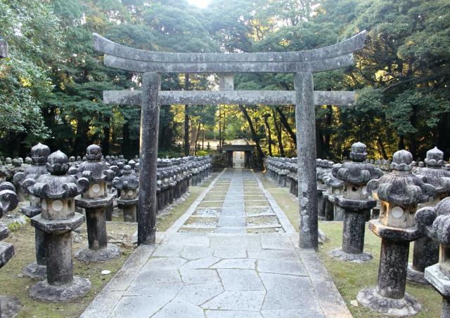 A Mori-klán sírja, a Tokoji templomban