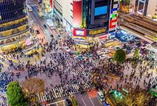 Shibuya kereszteződés, Tokió