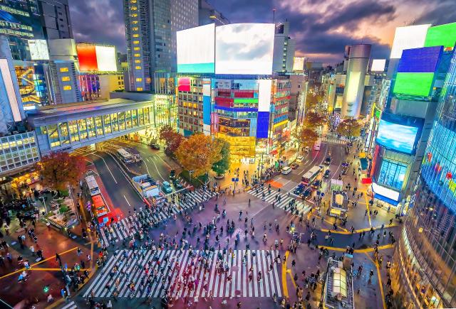 Shibuya kereszteződés, Tokió