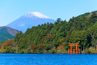 Ashi-tó és Fujiyama, Hakone Nemzeti Park