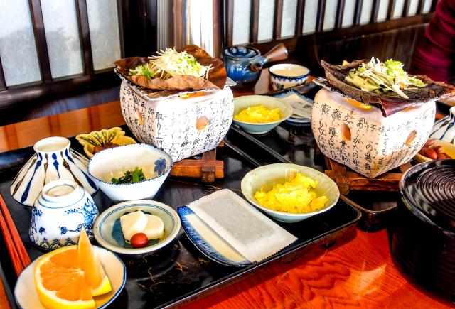Reggeli egy rjokanban, Hakone Nemzeti Park