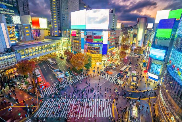 Shibuya kereszteződés, Tokió