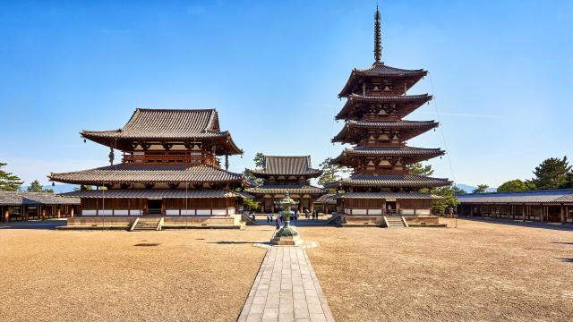 Horyuji templom, Nara