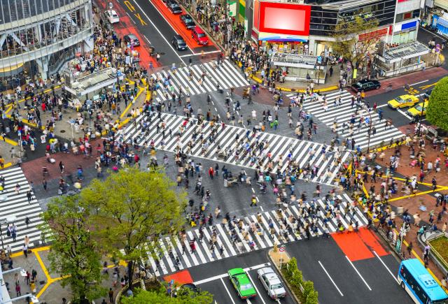 Shibuya kereszteződés, Tokió