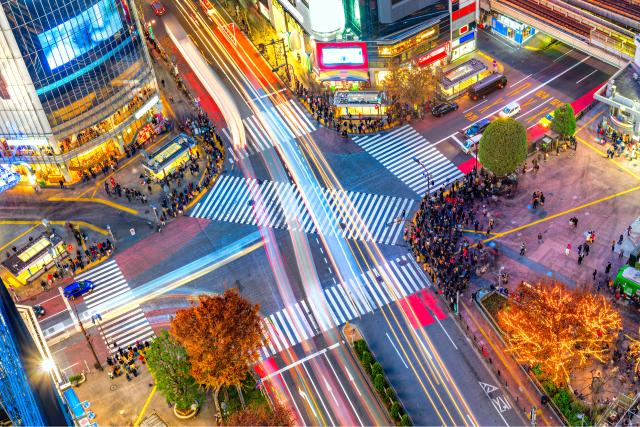 Shibuya kereszteződés, Tokió