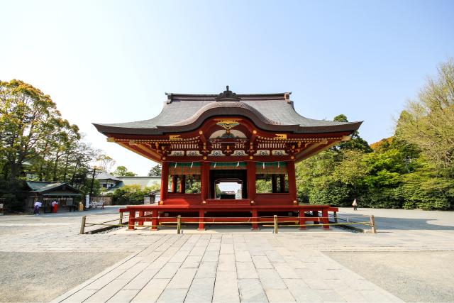 Tsurugaoka Hachimangu-szentély, Kamakura double