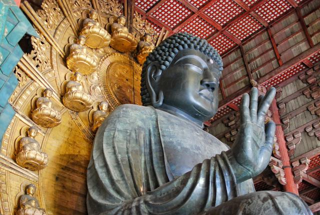 Buddha, Todai-ji templom, Nara