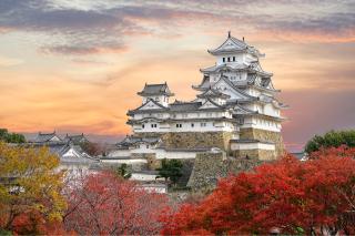 Himeji kastély ősszel