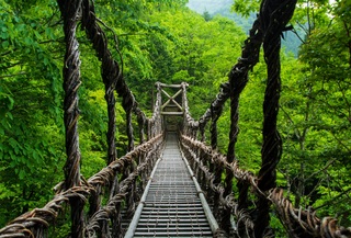 Kazurabashi híd, Iya-völgy