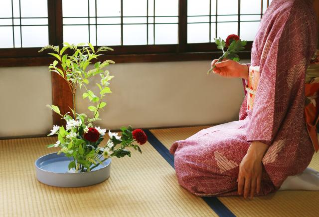 Ikebana virágkötészet, Kiotó